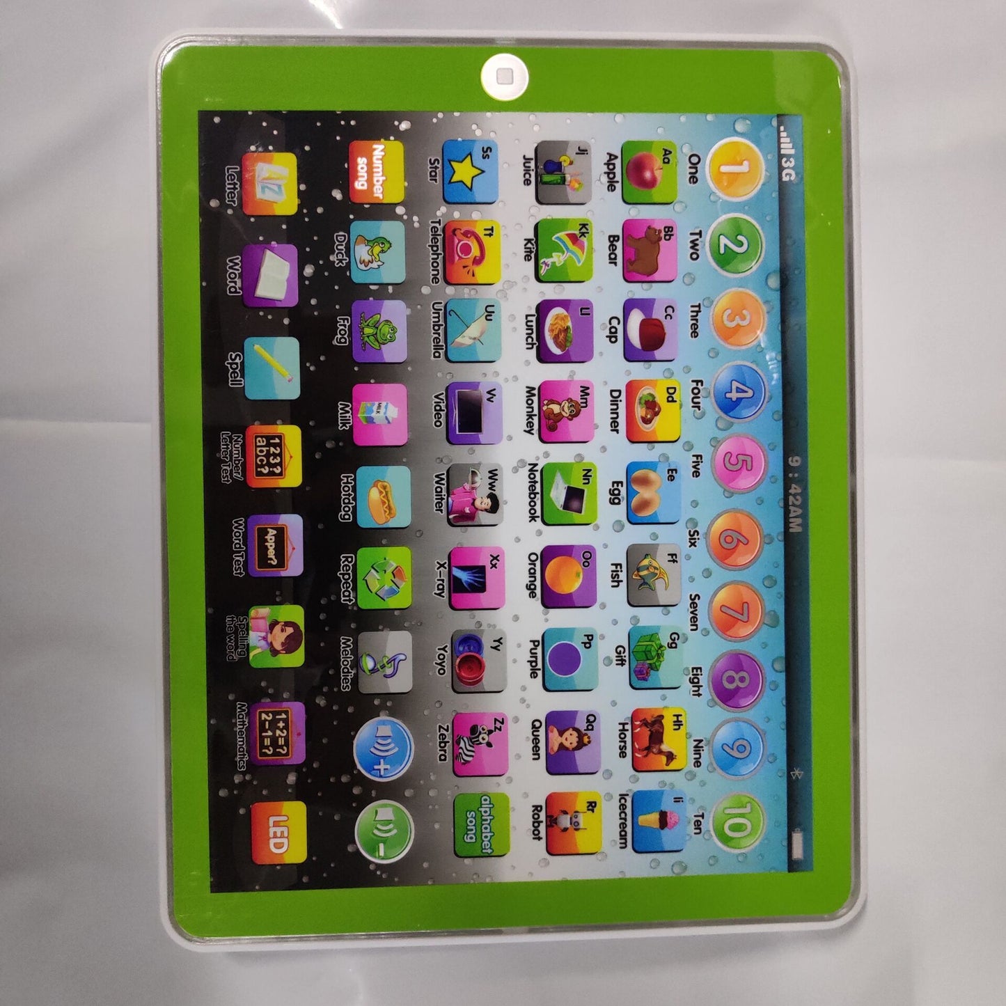 English Tablet Learning Machine Early Education Puzzle Story Machine