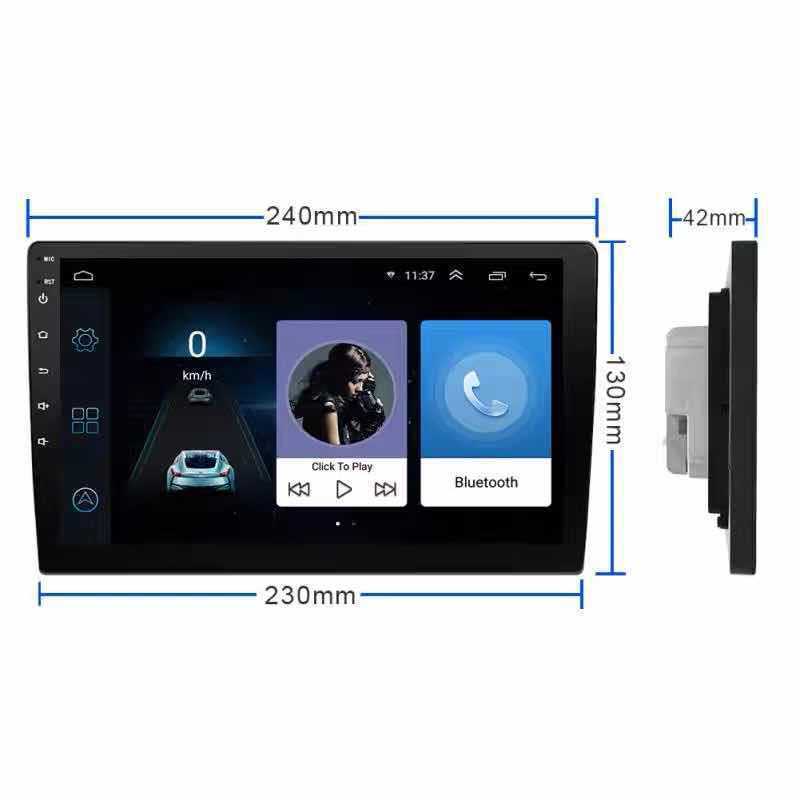 New Large Lcd Rotating Screen Car Navigator