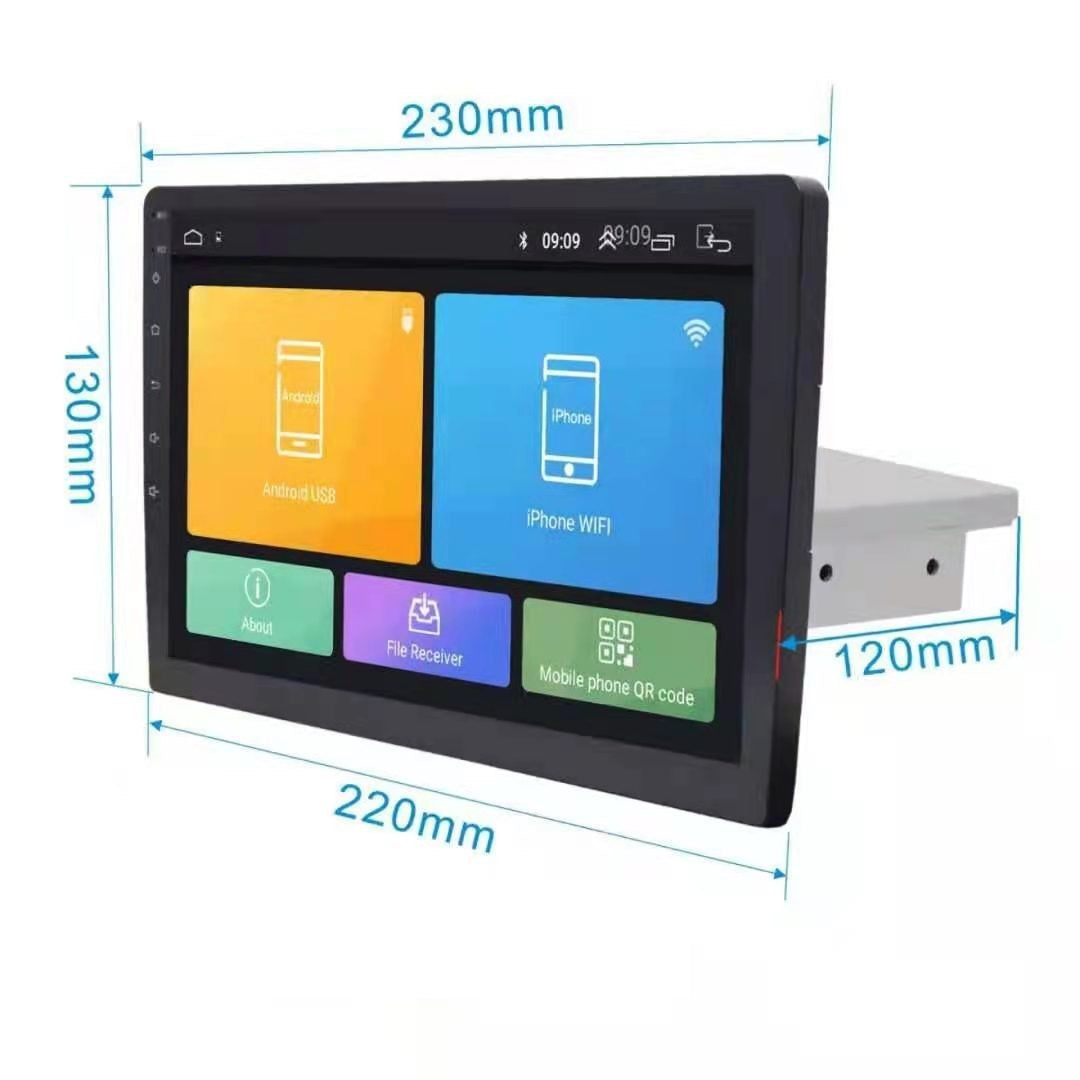 New Large Lcd Rotating Screen Car Navigator