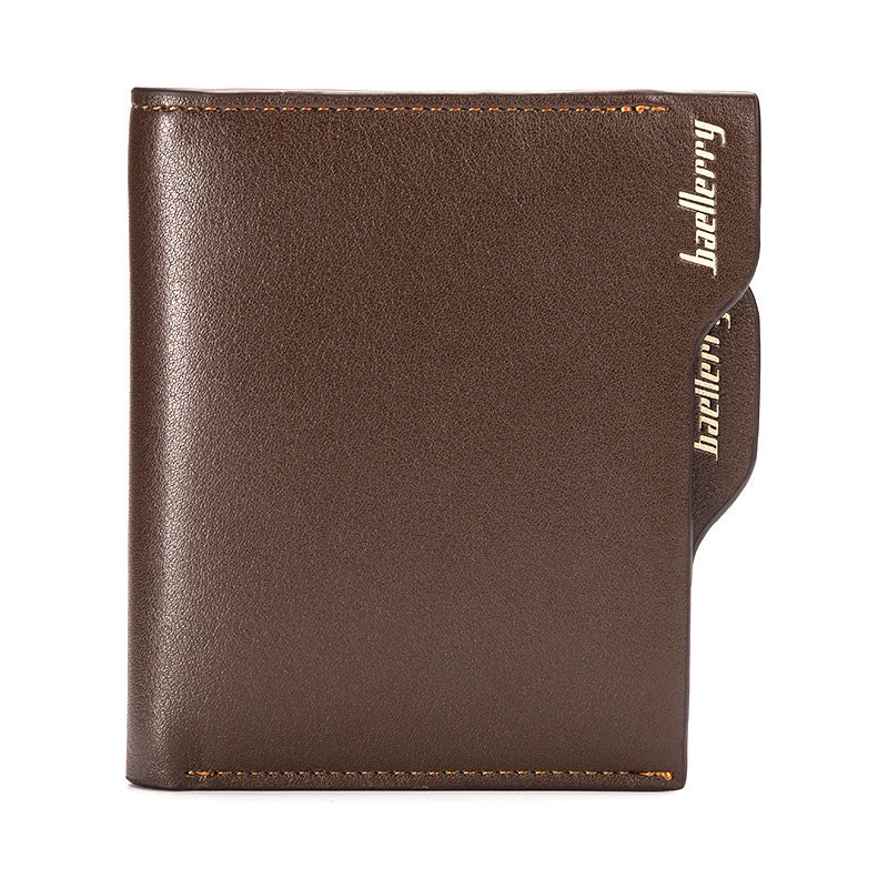 Men's Multifunction Card Zipper Short Wallet