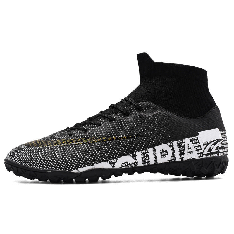 Men's Plus Size Soccer Shoes High Top AG Spikes