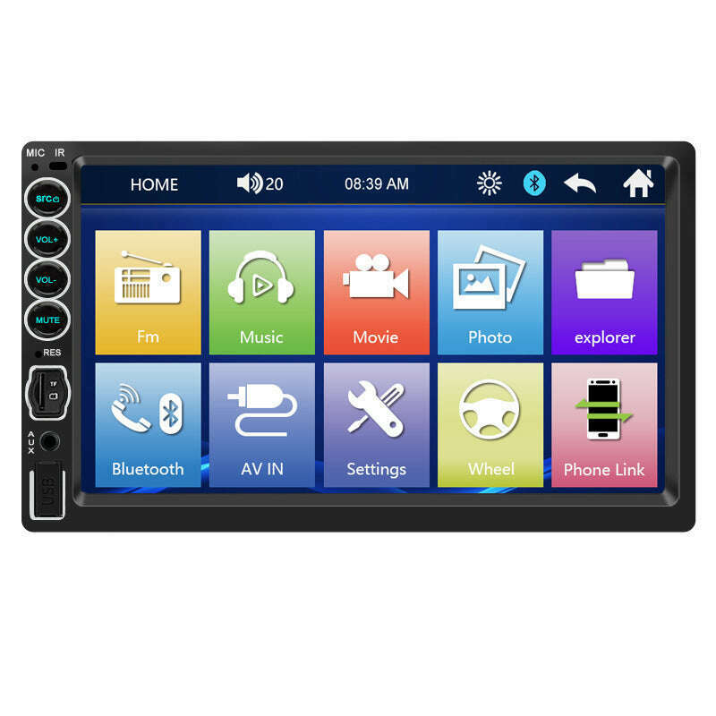 7-inch Large Screen Car Player USB Plug-in Card Emko Lux