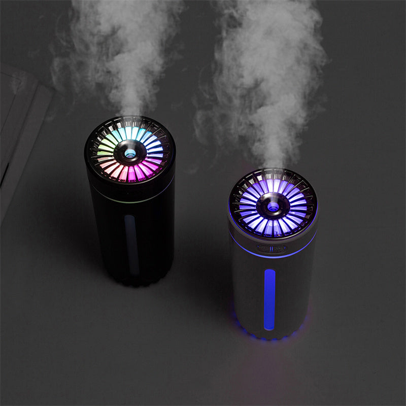 Wireless Air Humidifier Colorful Lights Mute Ultrasonic USB Fogger Diffuser Purifier 800mAh Rechargeabl Cool Mist Maker For Car