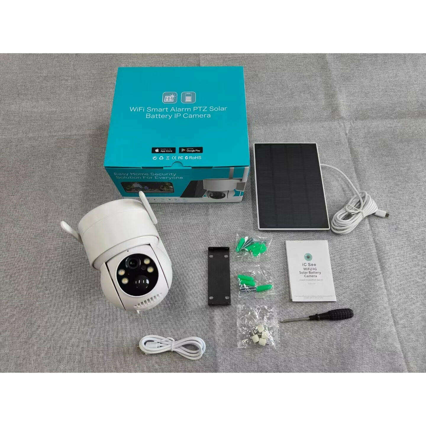 Motion Detection Audio Video Surveillance Camera Emko Lux