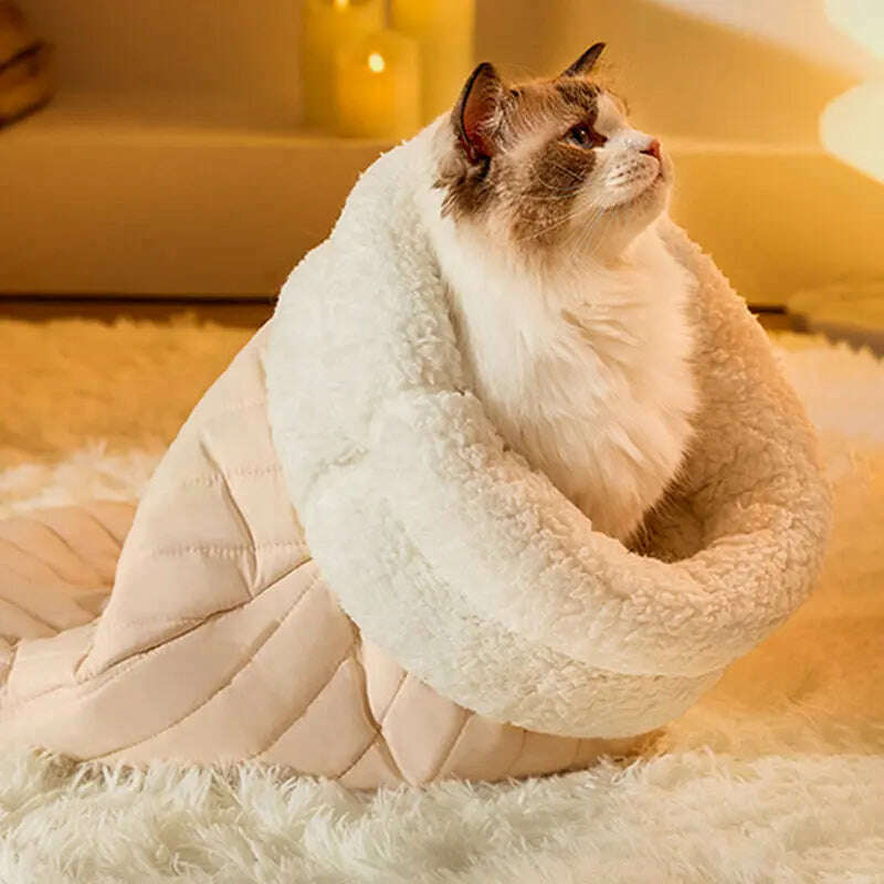 Sleeping Bag Warm Closed Pocket Cat Nest Emko Lux