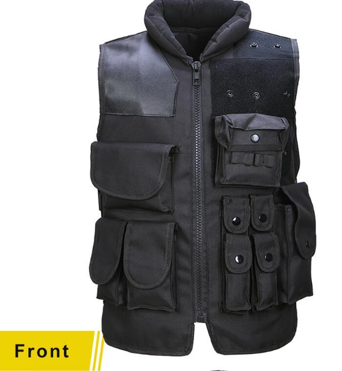 Tactical Vest Black Mens Military Hunting Vest Emko Lux