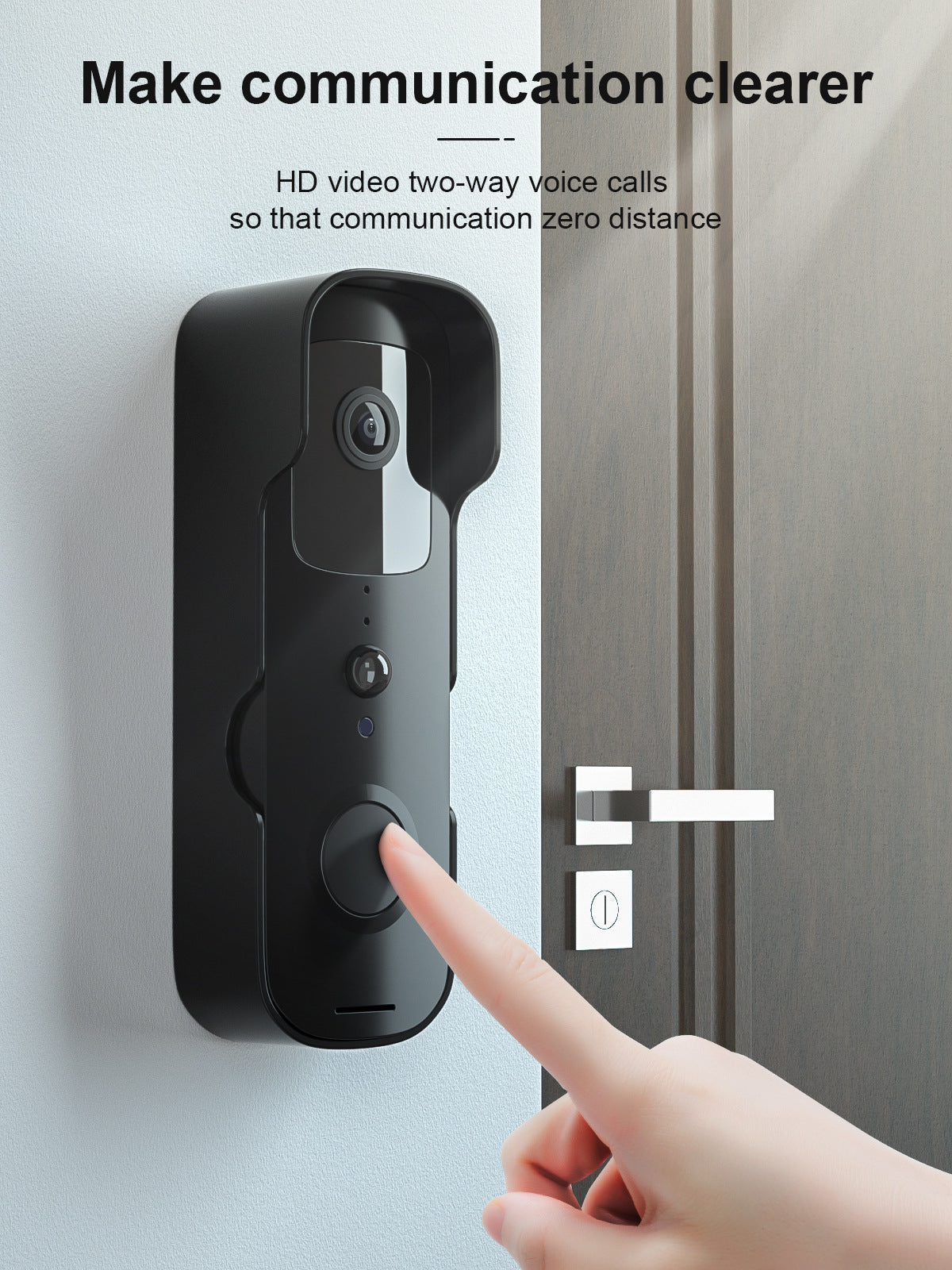 Video Doorbell Intercom Mobile Phone Monitoring Wifi Doorbell Emko Lux