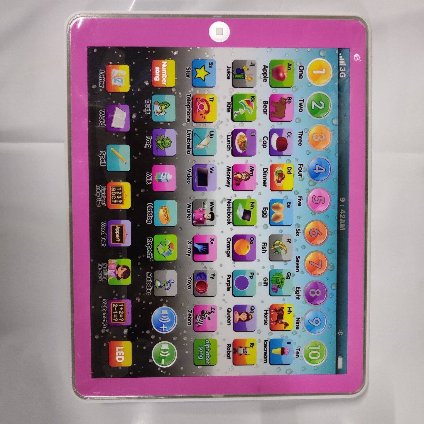 English Tablet Learning Machine Early Education Puzzle Story Machine